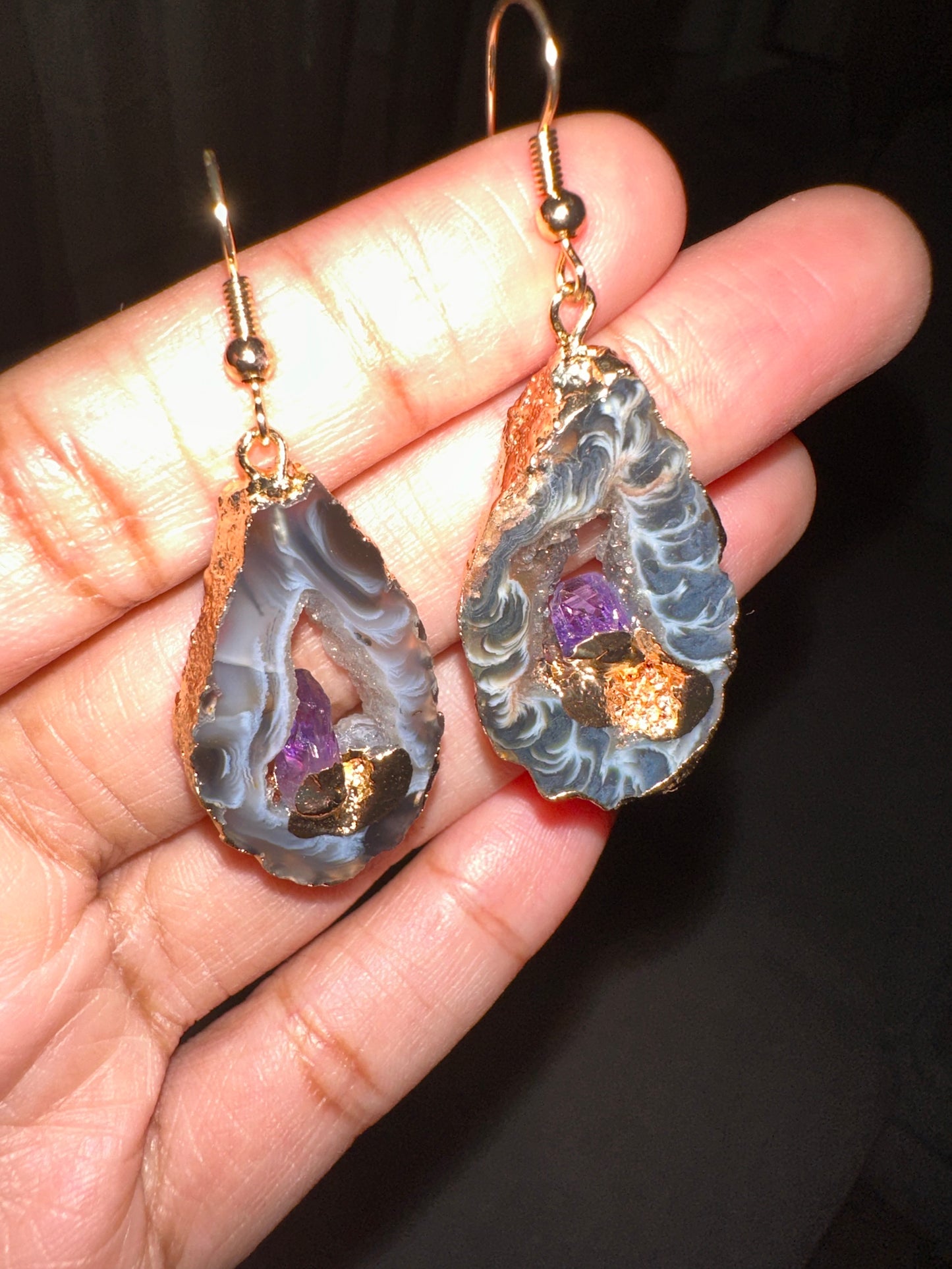 Psychic Ability Agate Earrings